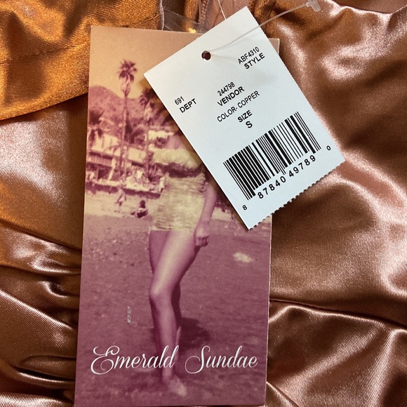 satin prom dress! - Picture 3 of 3